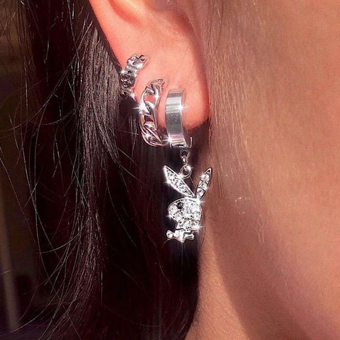 Playboi bunny earrings