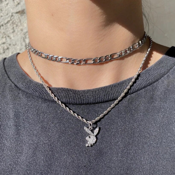 Playboi diamond necklace